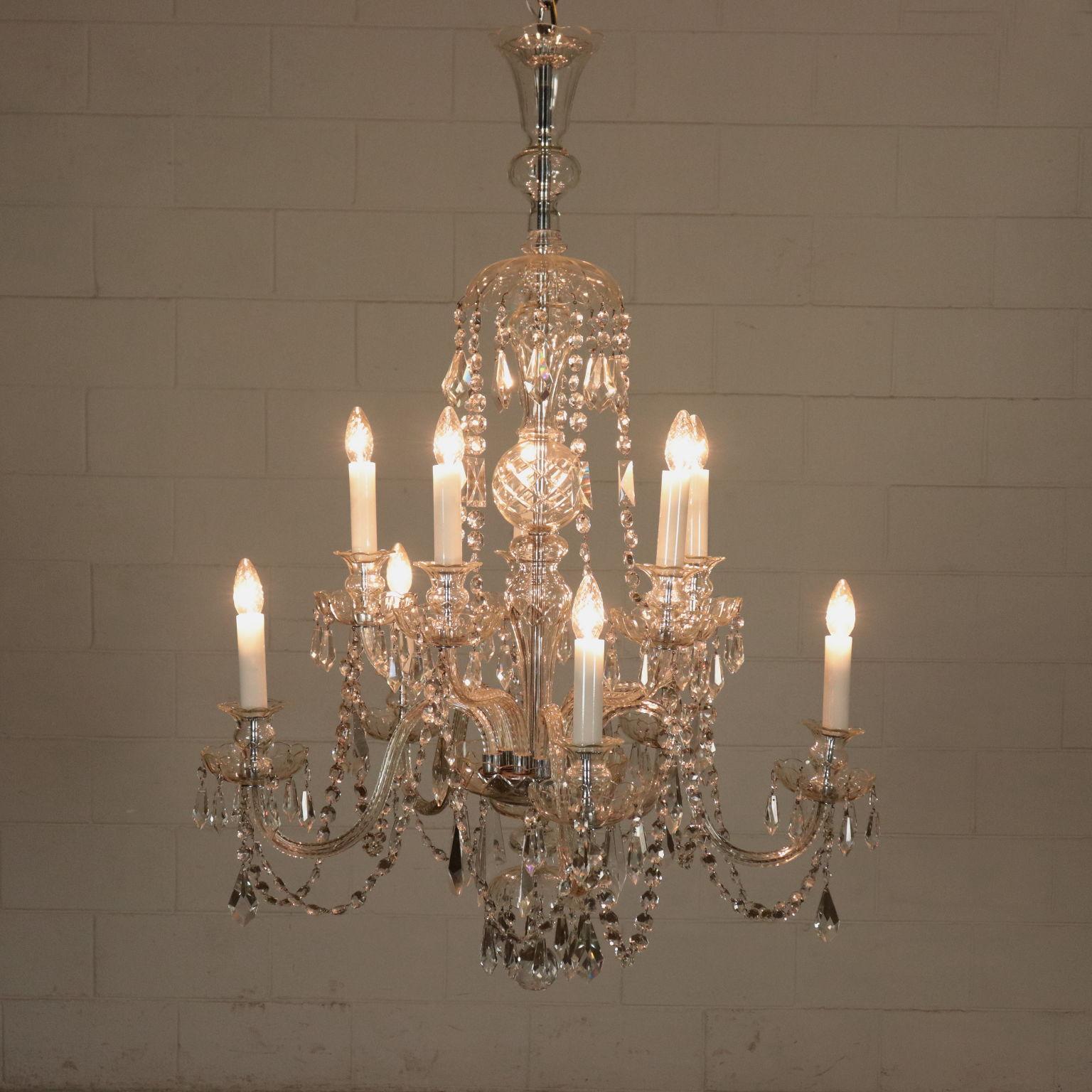 Other Crystal Chandelier, Italy, 20th Century