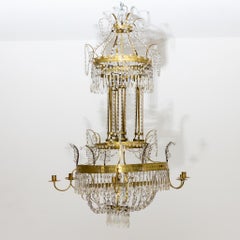 Crystal Chandelier, Austria, 1st Half 19th Century