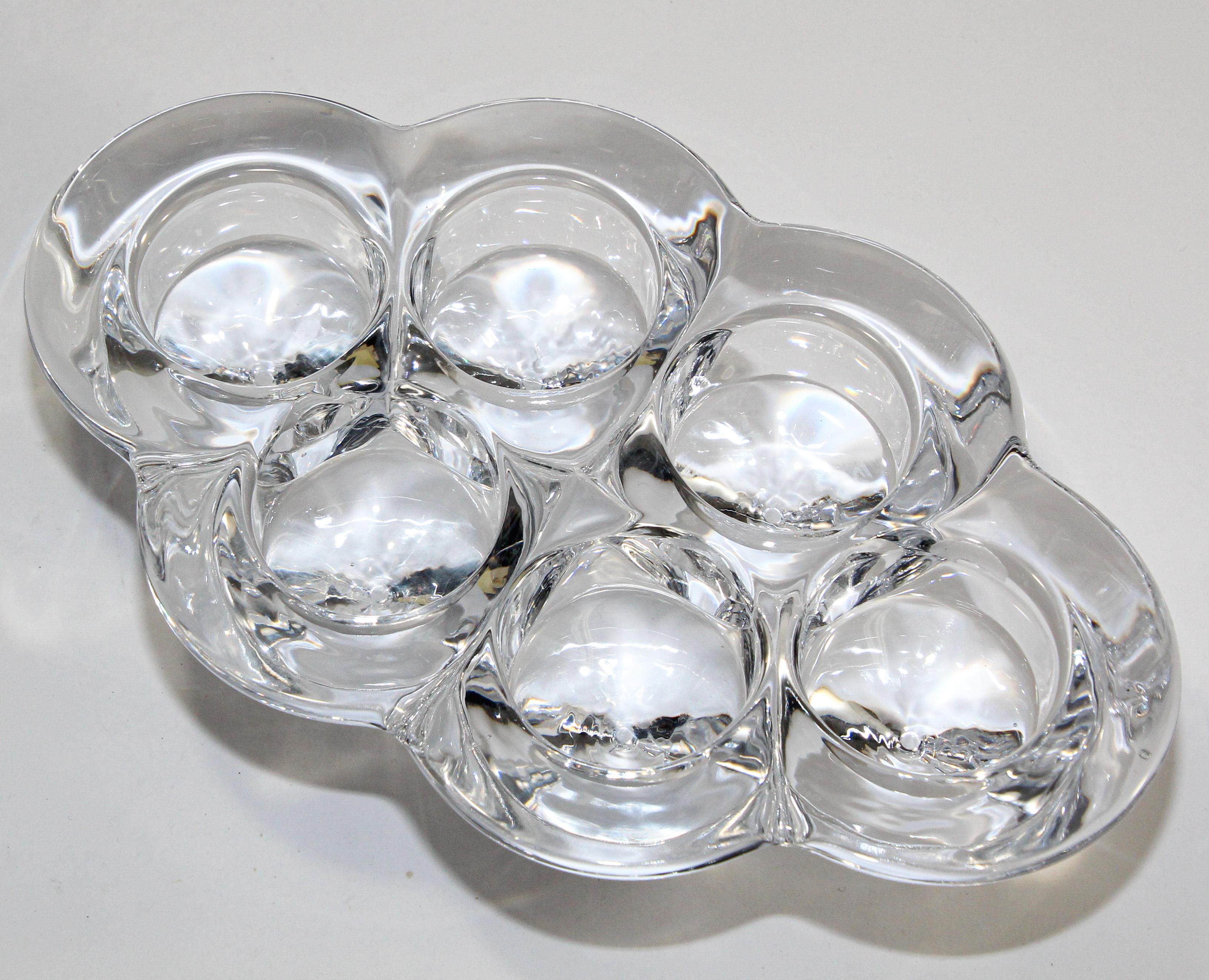 Villeroy and Boch Made in Germany Crystal Votive candle holders.
A very beautiful contemporary clear crystal votive candle holders by Villeroy & Boch,
Candle holder for 6 votives By Villeroy & Boch.
Gorgeous crystal glass modern diamond