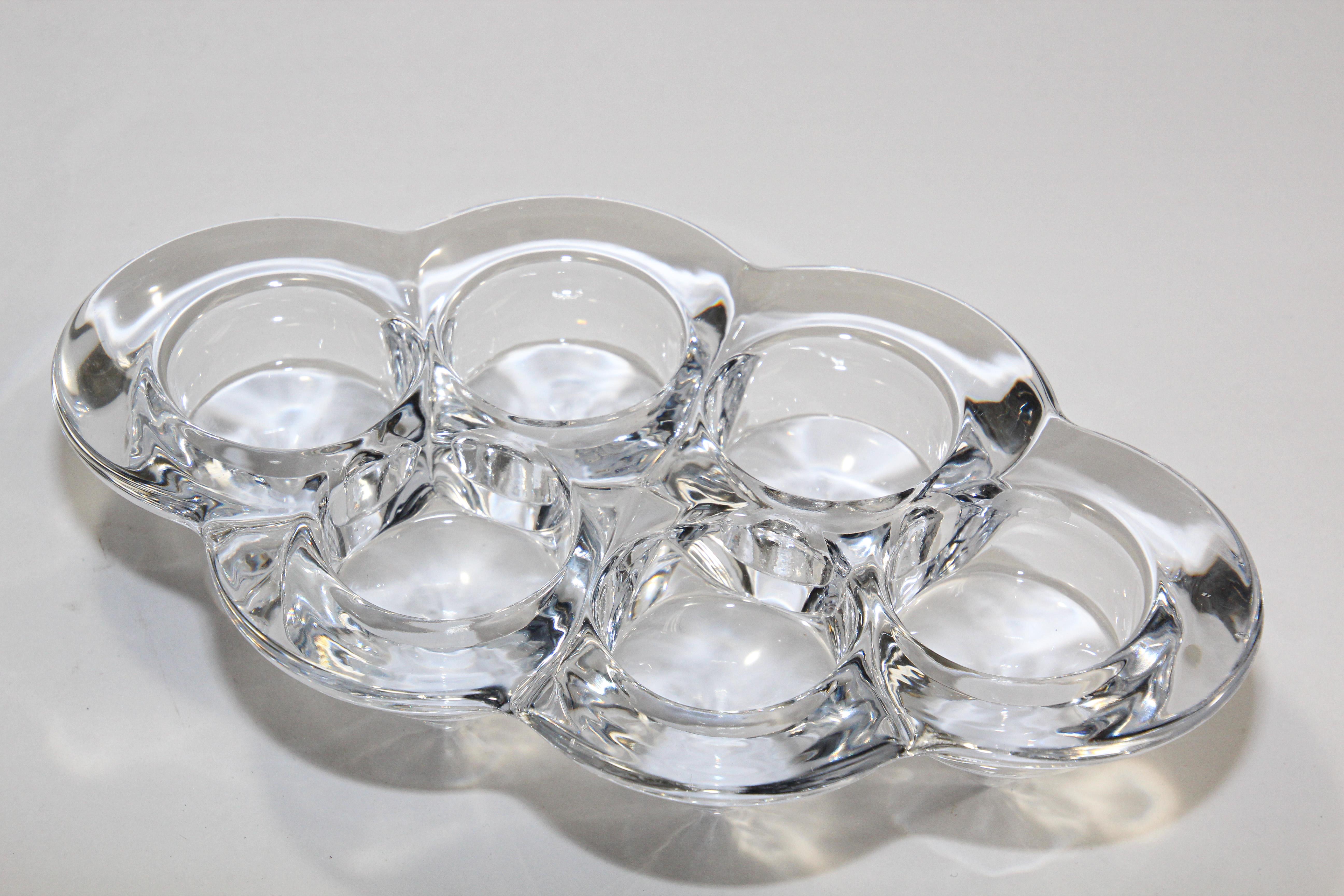 Allemand Porte-bougies Votive transparent en cristal de Villeroy and Boch, fabriqué en Allemagne en vente