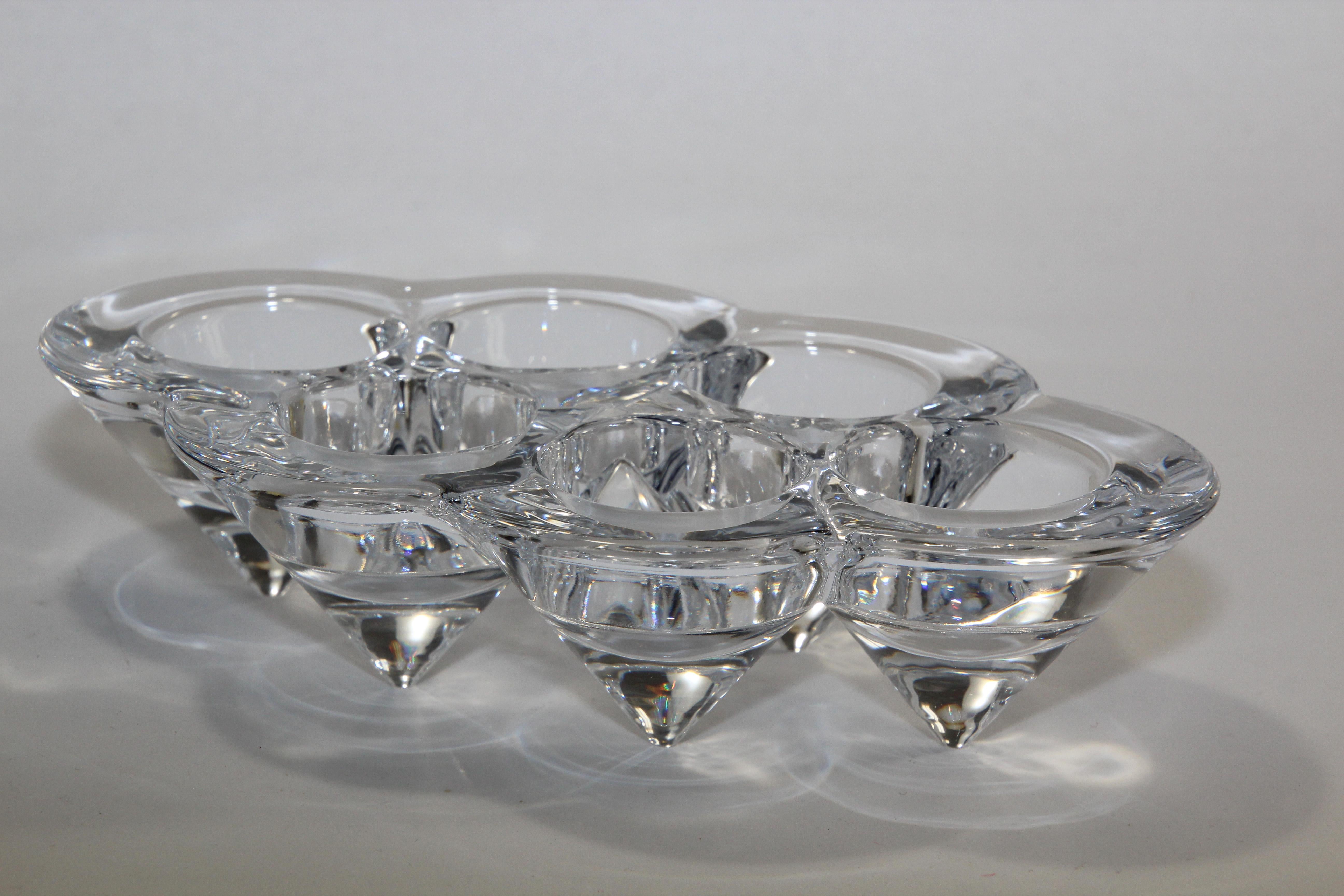 villeroy and boch crystal candle holders