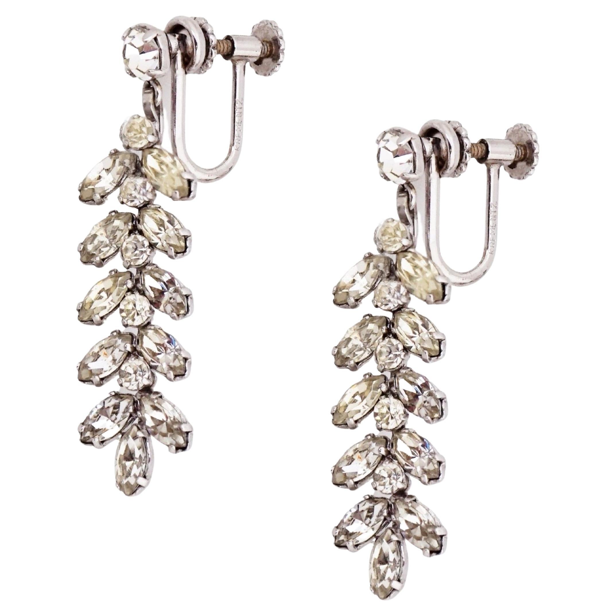 Vintage Krementz Earrings - 2 For Sale on 1stDibs