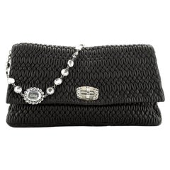 Crystal Clutch Matelasse Leather XL