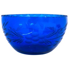 Crystal Cobalt Bowl
