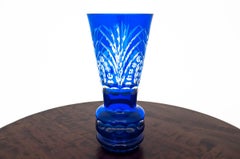 Crystal Cobalt Vase