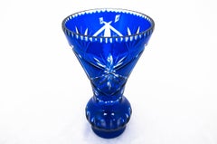 Crystal Cobalt Vase