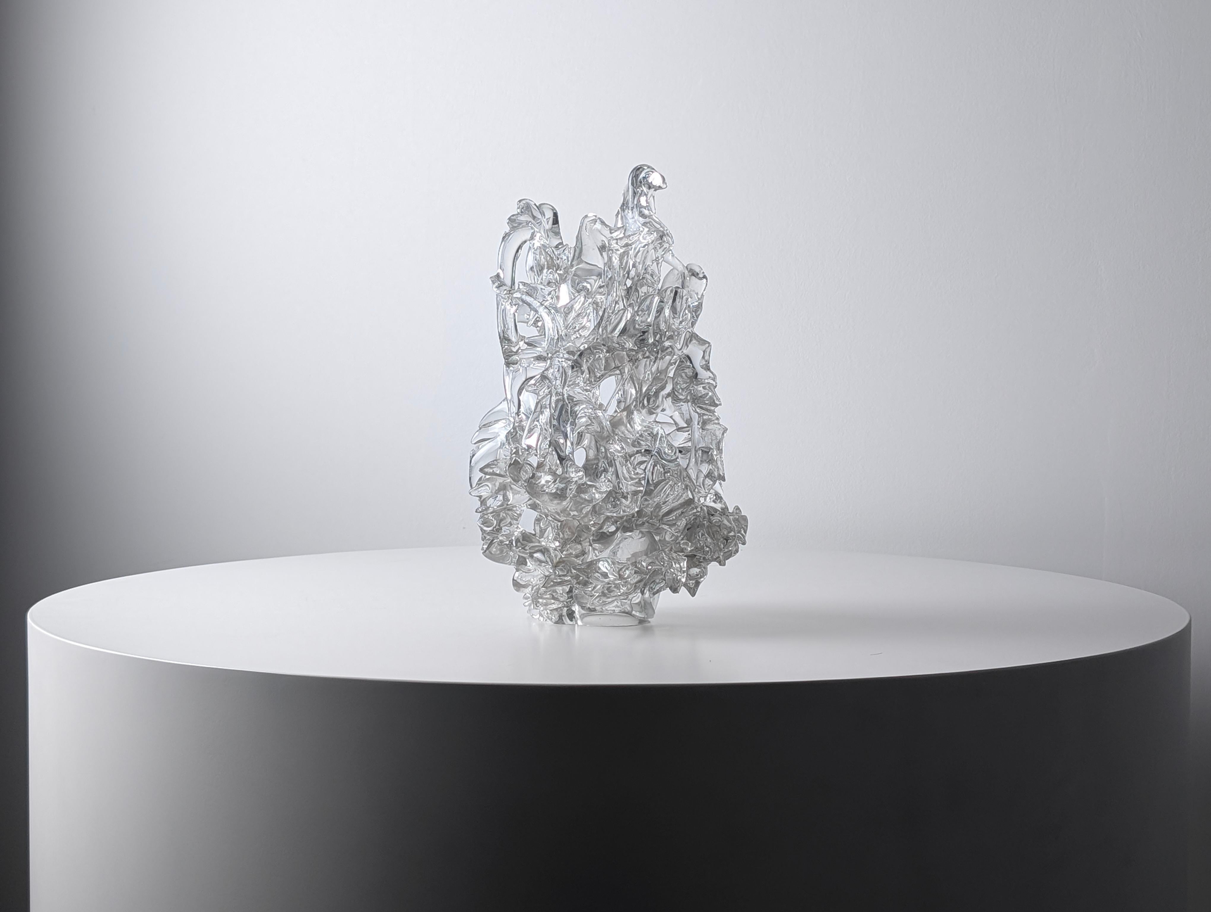 Kristallkorallen-Skulptur, René Roubicek, Tschechische Republik, ca. 1960er Jahre (Mitte des 20. Jahrhunderts) im Angebot