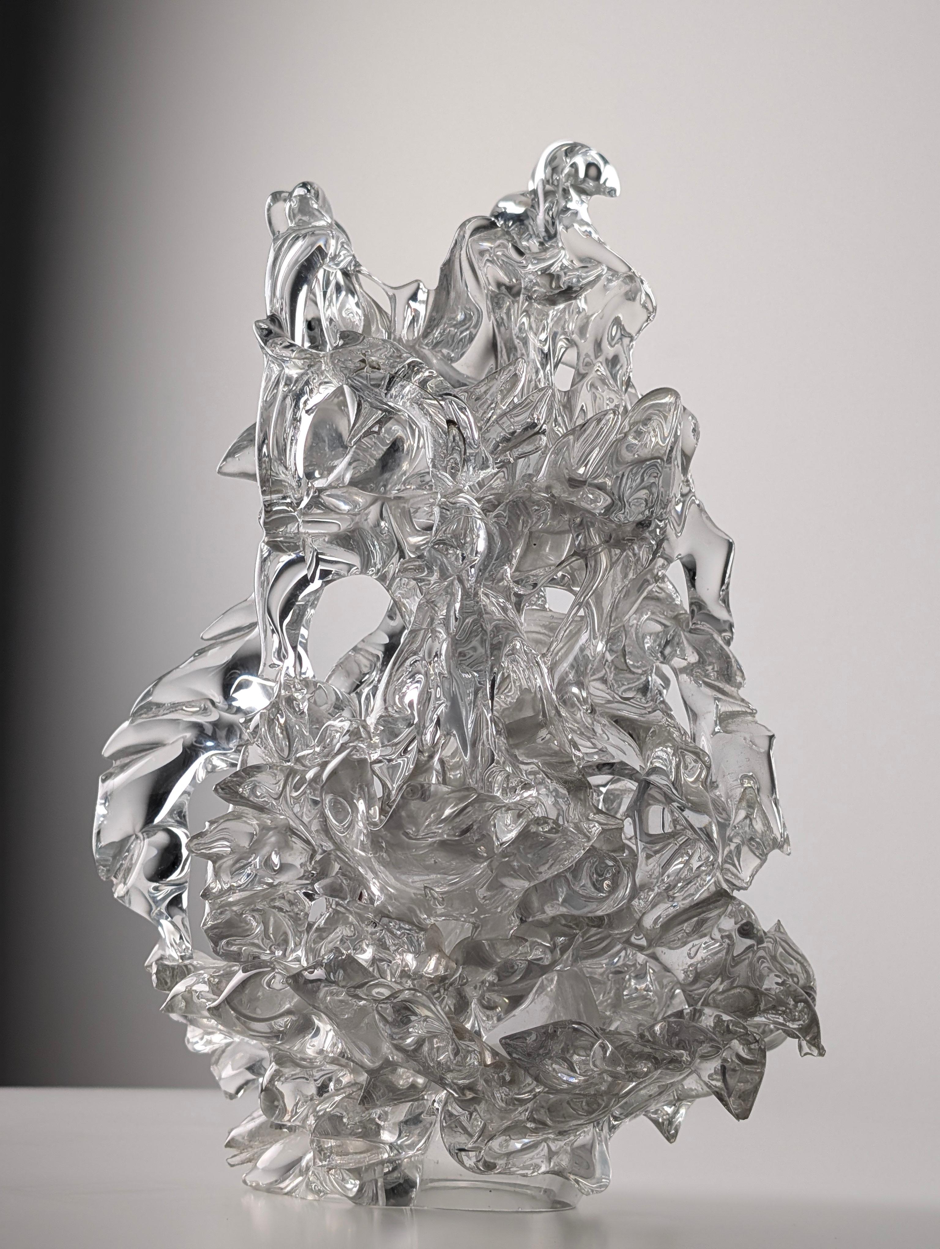 Kristallkorallen-Skulptur, René Roubicek, Tschechische Republik, ca. 1960er Jahre im Angebot 1