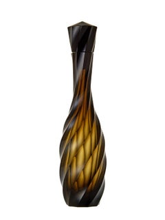 Crystal Creative Tornado Hand-Cut Crystal Glass Carafe, Smoke