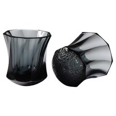 Crystal Creative Tornado Hand-Cut Crystal Glasses set, Smoke