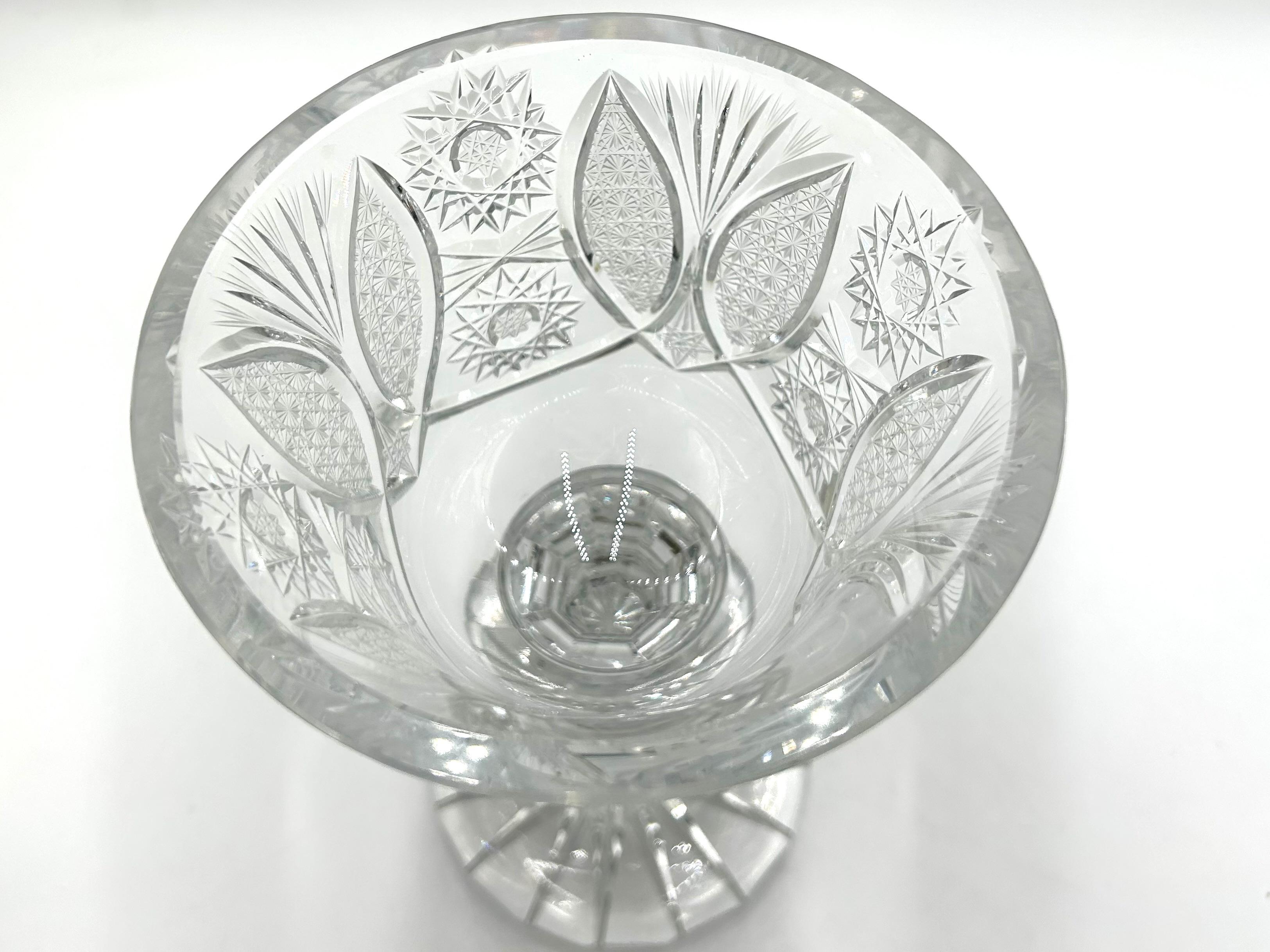 20th Century Crystal Cup For Sale