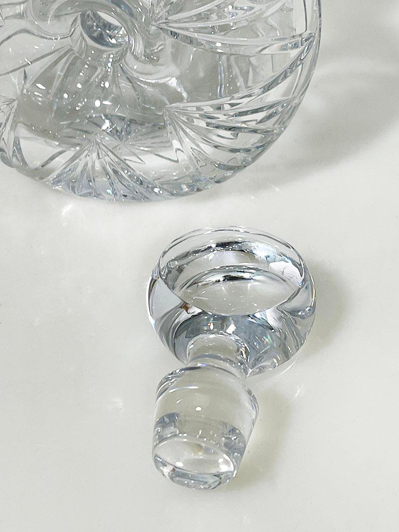 20th Century Crystal cut Whiskey decanter by Atlantis For Sale