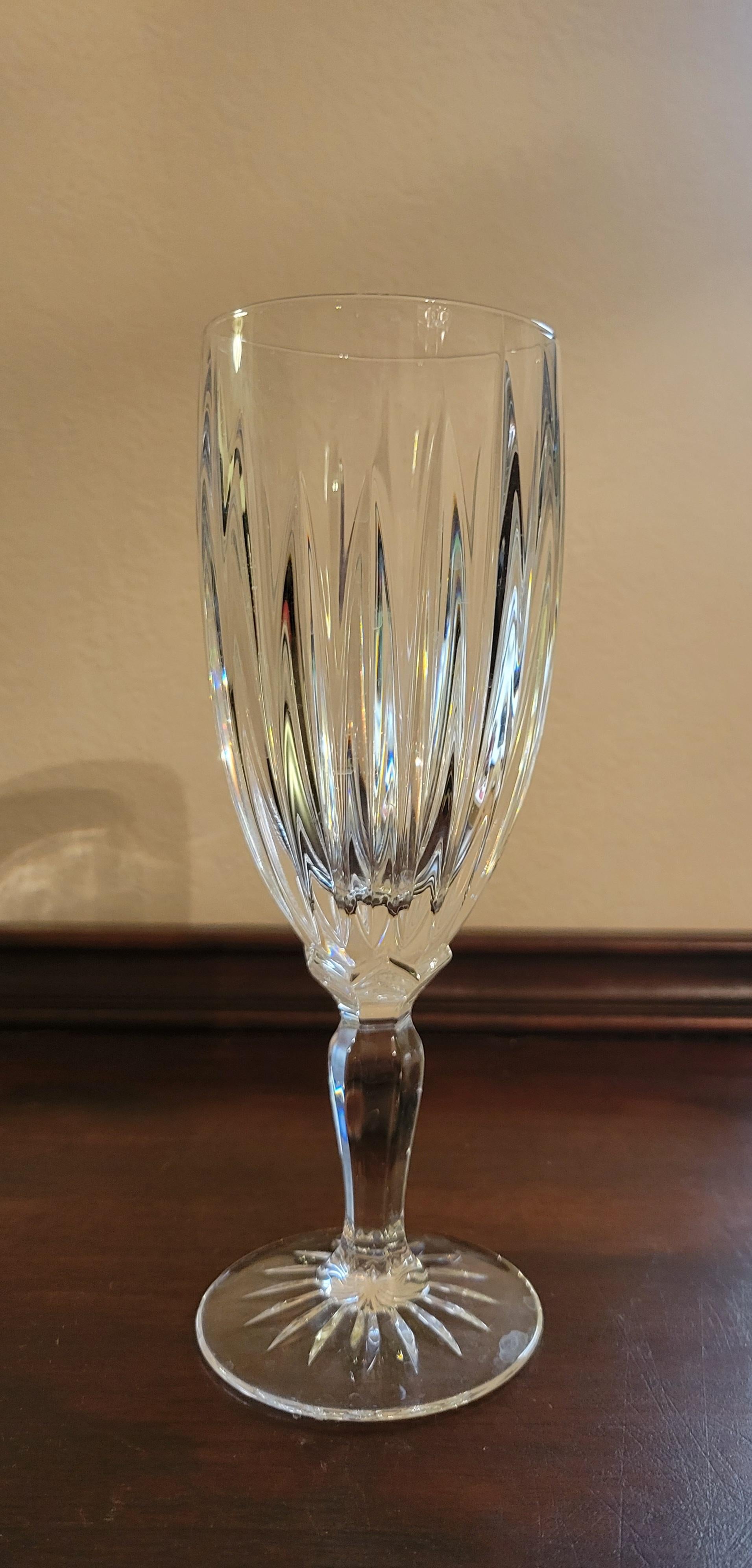 Vintage Cristal D'Argues-Durand Classic Goblets - Set of 6 In Excellent Condition For Sale In Phoenix, AZ