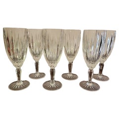 Vintage Cristal D'Argues-Durand Classic Goblets - Set of 6