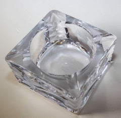 Cendrier en cristal de Sèvres France 1970