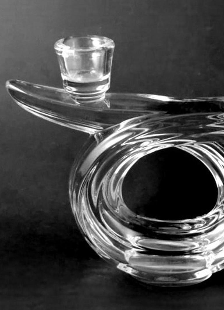 Crystal De Vannes Style French Crystal Candlestick 9