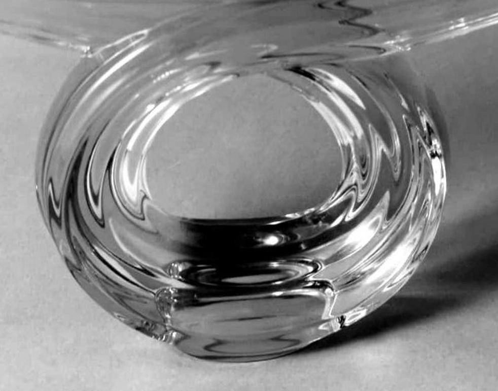 Candelero de cristal francés estilo De Vannes en Bueno estado para la venta en Prato, Tuscany
