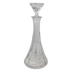 Crystal Decanter, 20th Century Vintage Crystal Decanter, 20th Century