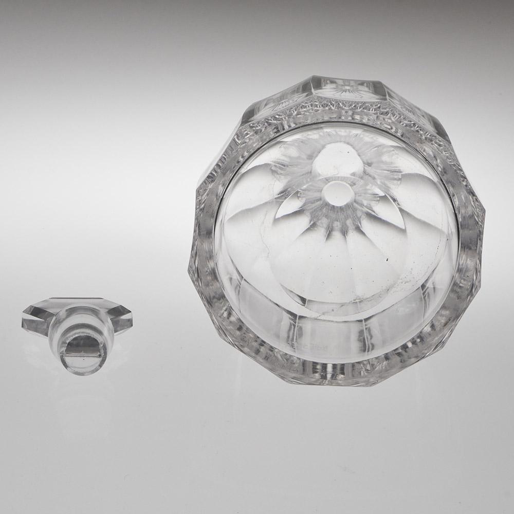 Mid-20th Century Crystal Decanter by Keith Murray for Brierley 1934-39