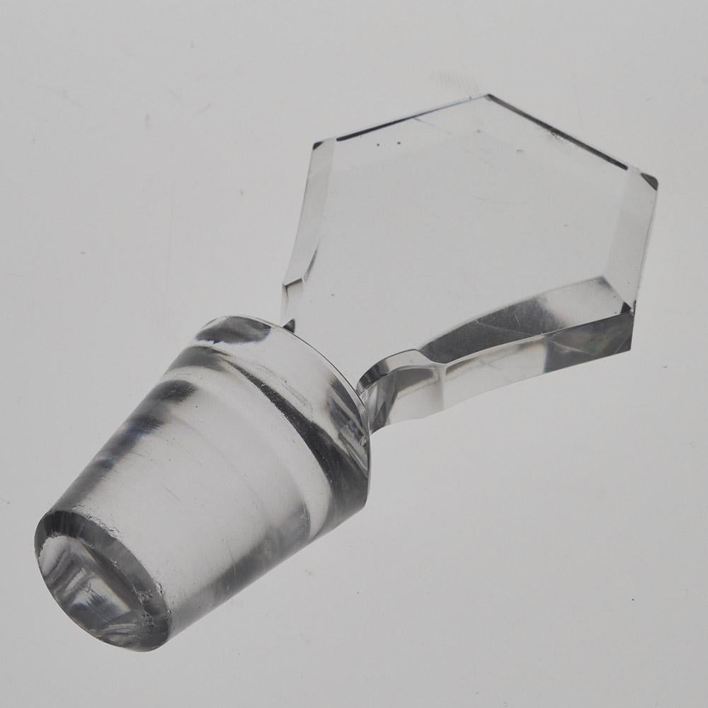 Blown Glass Crystal Decanter by Keith Murray for Brierley 1934-39