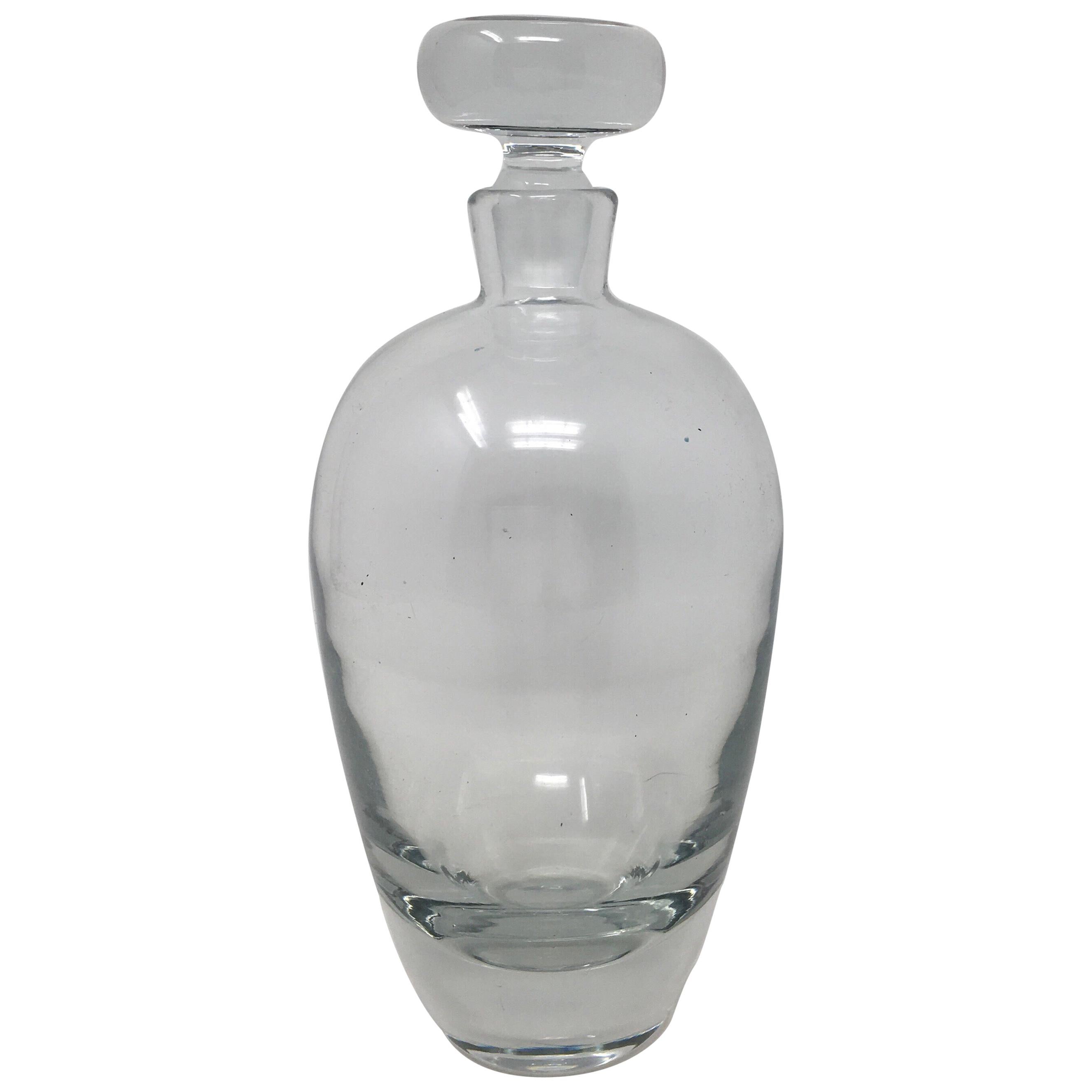Crystal Decanter, Mid-20th Century