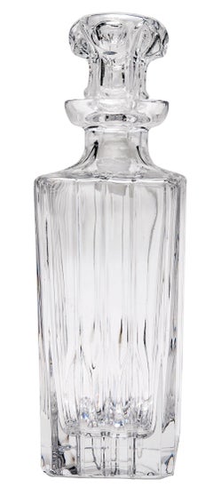 Crystal Decanter with 2 Stoppers
