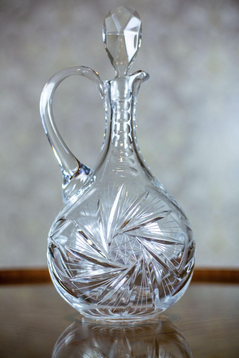 Crystal Decanter with a Handle, Manufactured after 1939 6