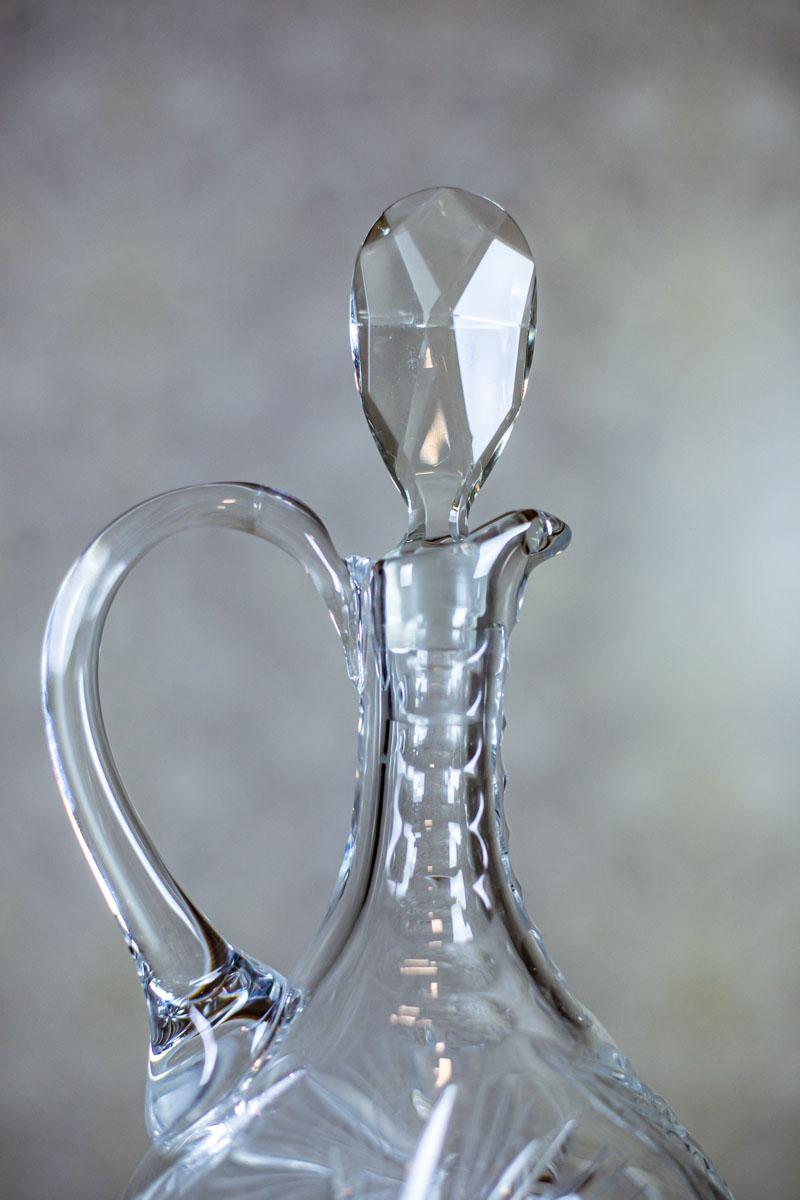 We present you this manually cut crystal decanter.
The item is in perfect condition and undamaged.
Manufacturing period - after 1939.