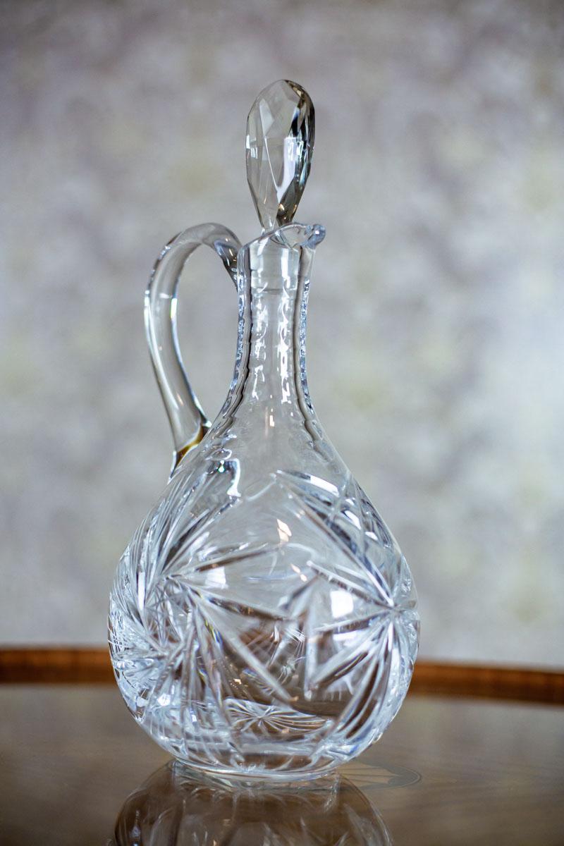 Crystal Decanter with a Handle, Manufactured after 1939 1