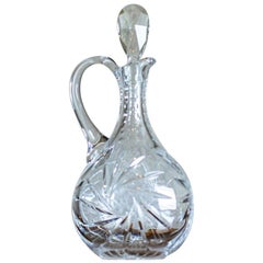 Crystal Decanter with a Handle, Manufactured after 1939