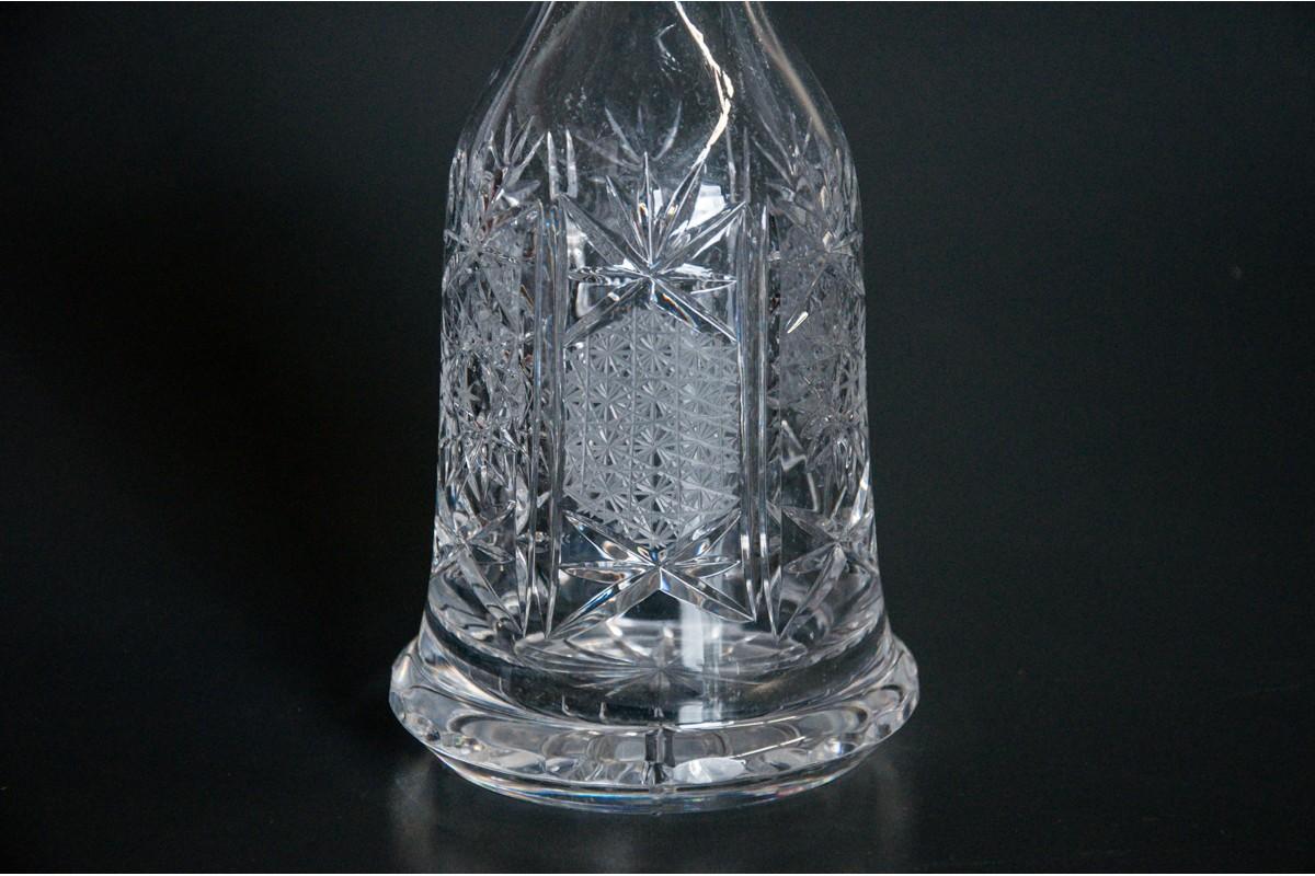 Mid-Century Modern Crystal Decanter with Six Glasses, Germany, 1960s For Sale