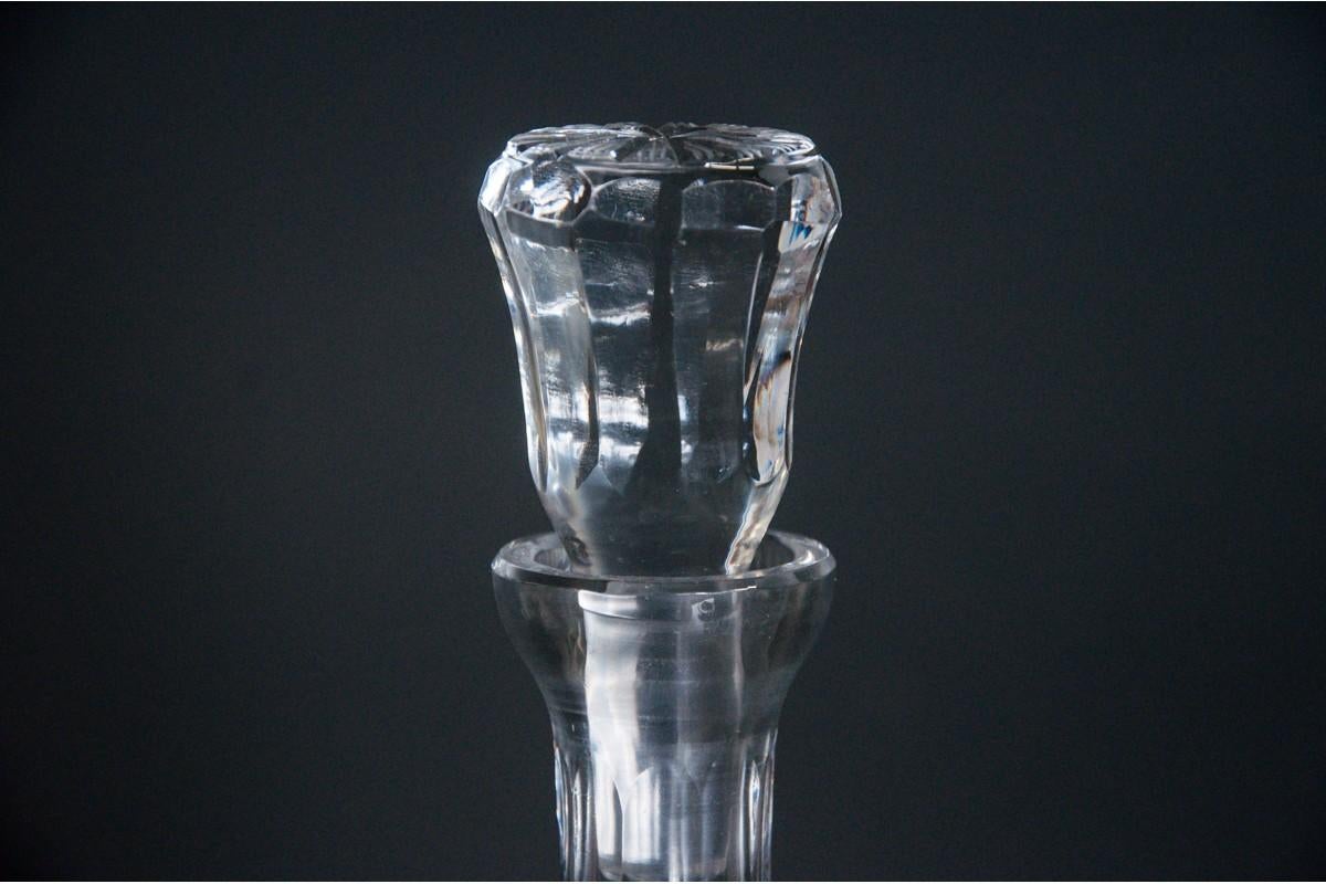 Kristalldekanter mit sechs Gläsern, Deutschland, 1960er Jahre im Zustand „Gut“ im Angebot in Chorzów, PL