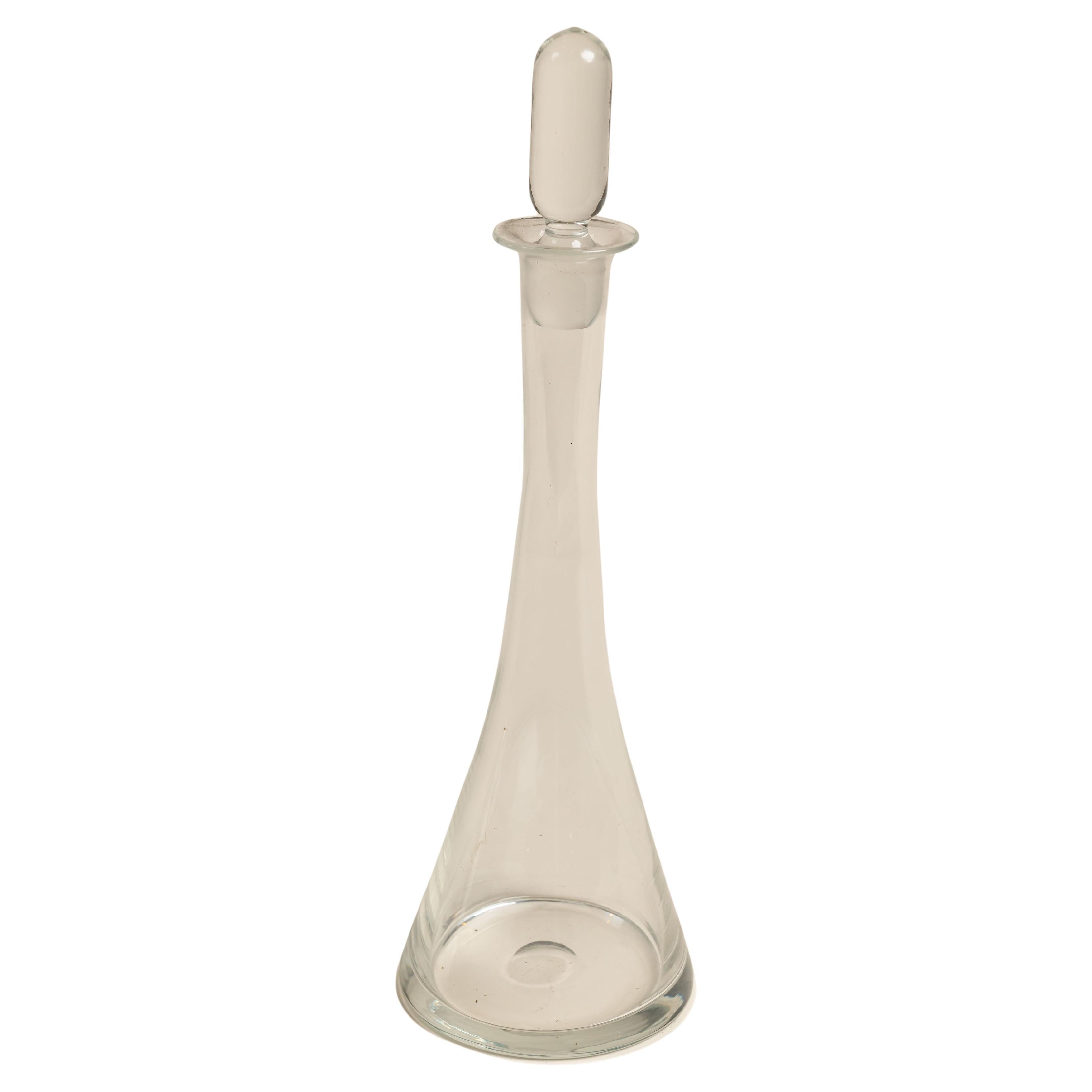 Crystal Decanter with Stopper, 20th Century