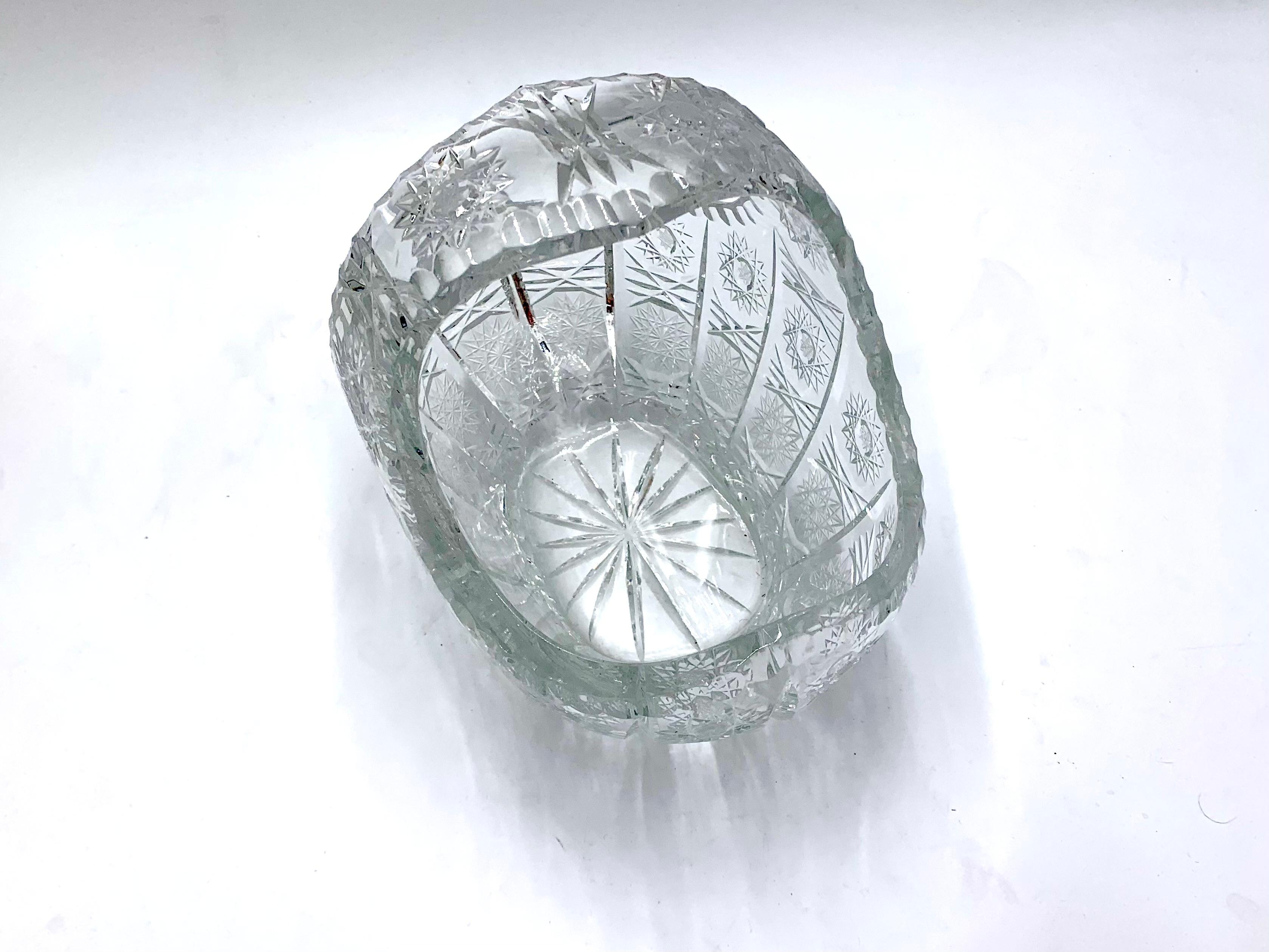 waterford crystal basket
