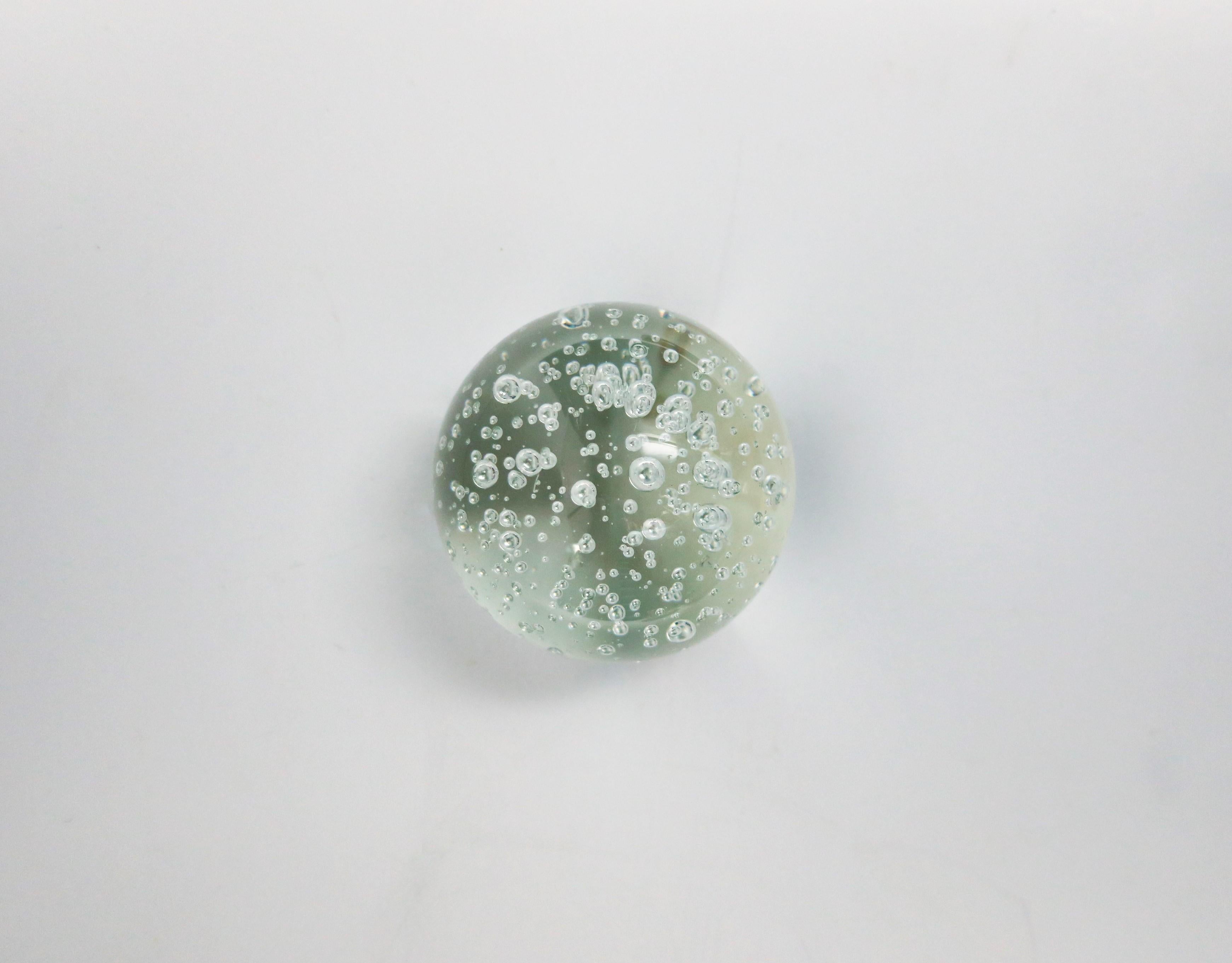 Crystal Ball Sphere with Bubble Design 2