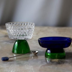 Crystal  salt Cellar by Natalia Criado, handcrafted in Italy.