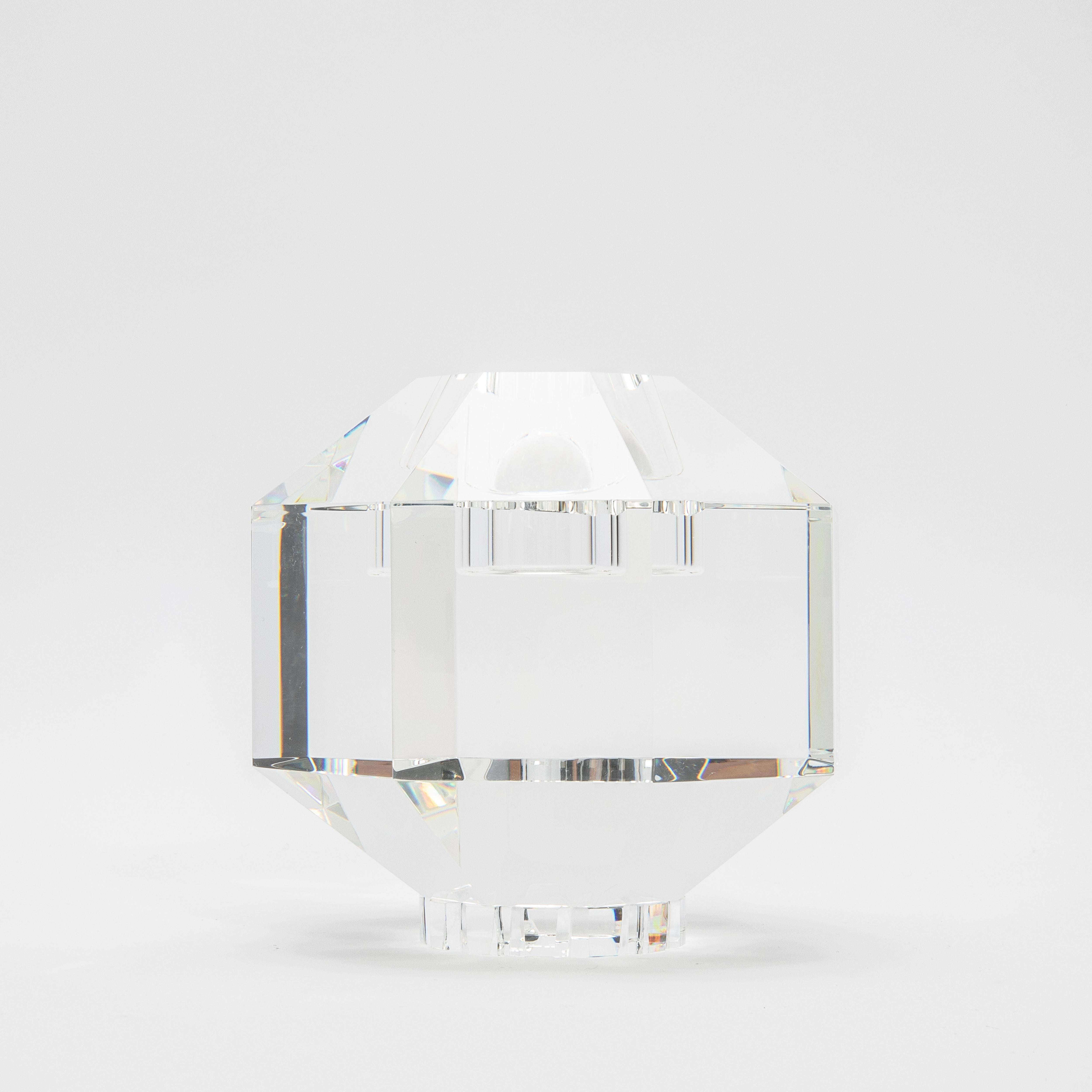 Diamant-Kristallvotiv von KA Glas (Moderne) im Angebot