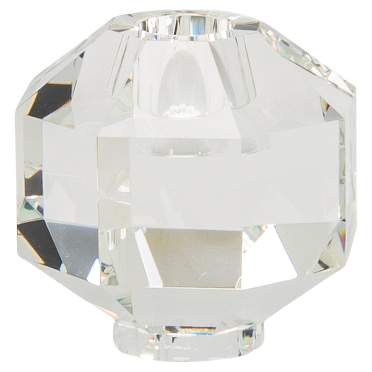 Crystal Diamond Votive by KA Glass