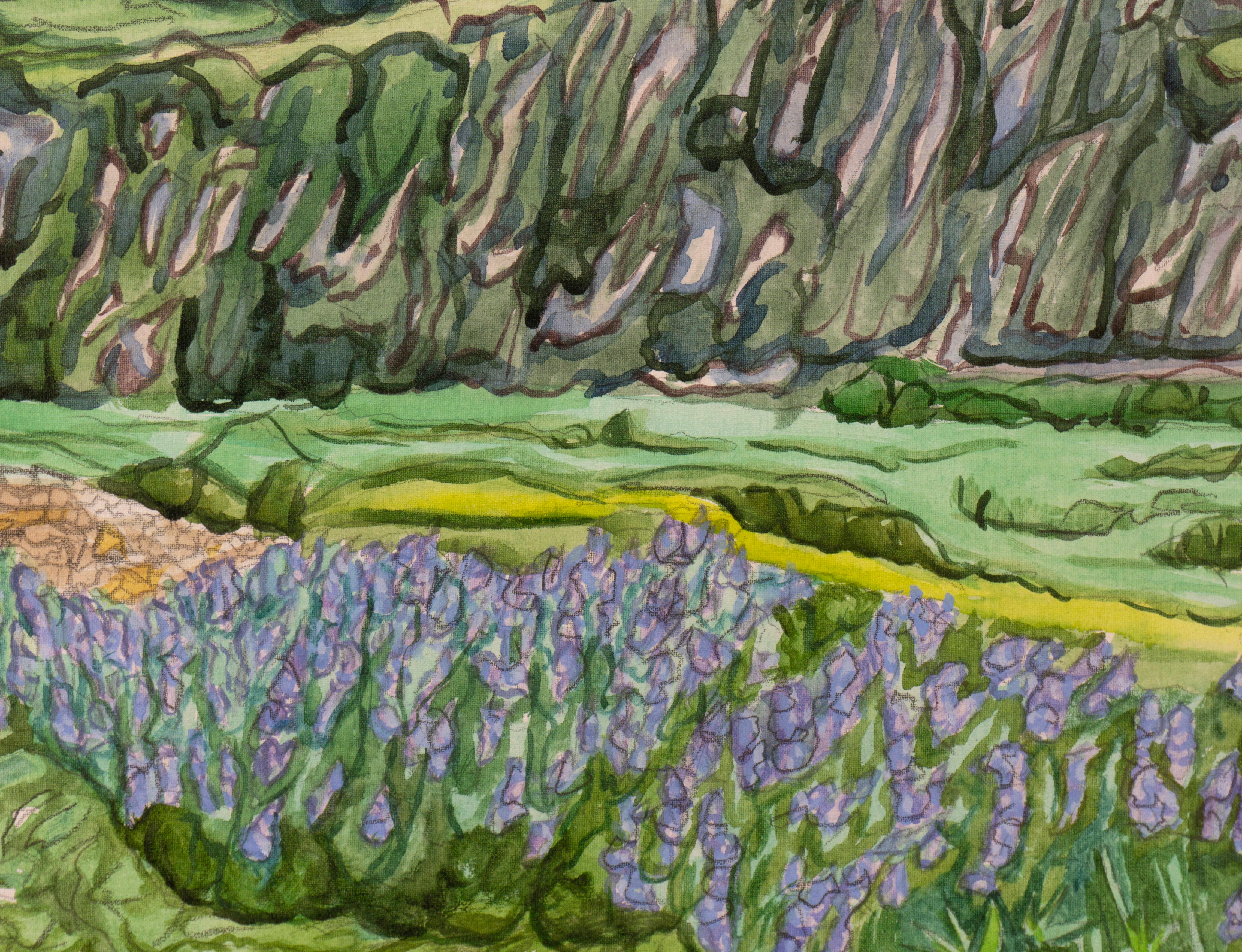 Lupino e Talus, Pittura originale 1