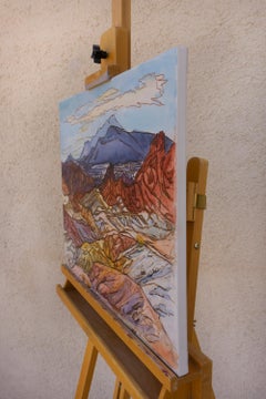 Rainbow Ridges, Original Painting