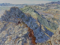 Shadows and Cliffs, Original Painting