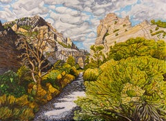 Peinture à l'huile sur toile Deadman Canyon