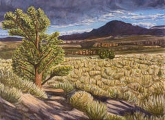 High Desert Storm, Painting, Acrylic on Canvas