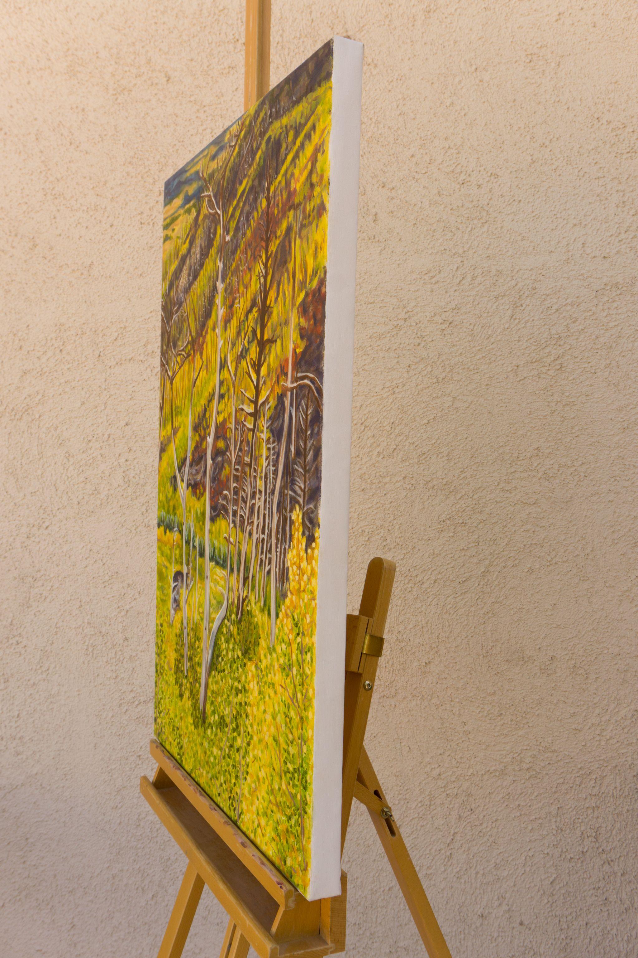 Renewal (Rising From the Ashes), Gemälde, Öl auf Leinwand (Impressionismus), Painting, von Crystal DiPietro