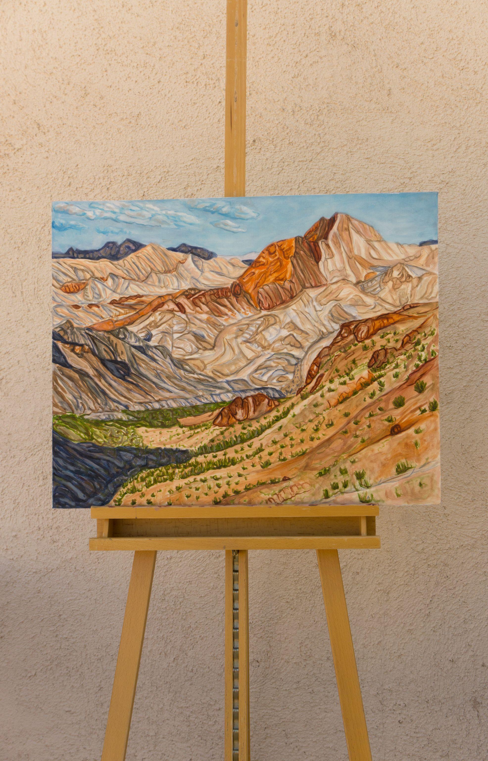 Sentinel From Boulder Peak, Painting, Oil on Canvas For Sale 2