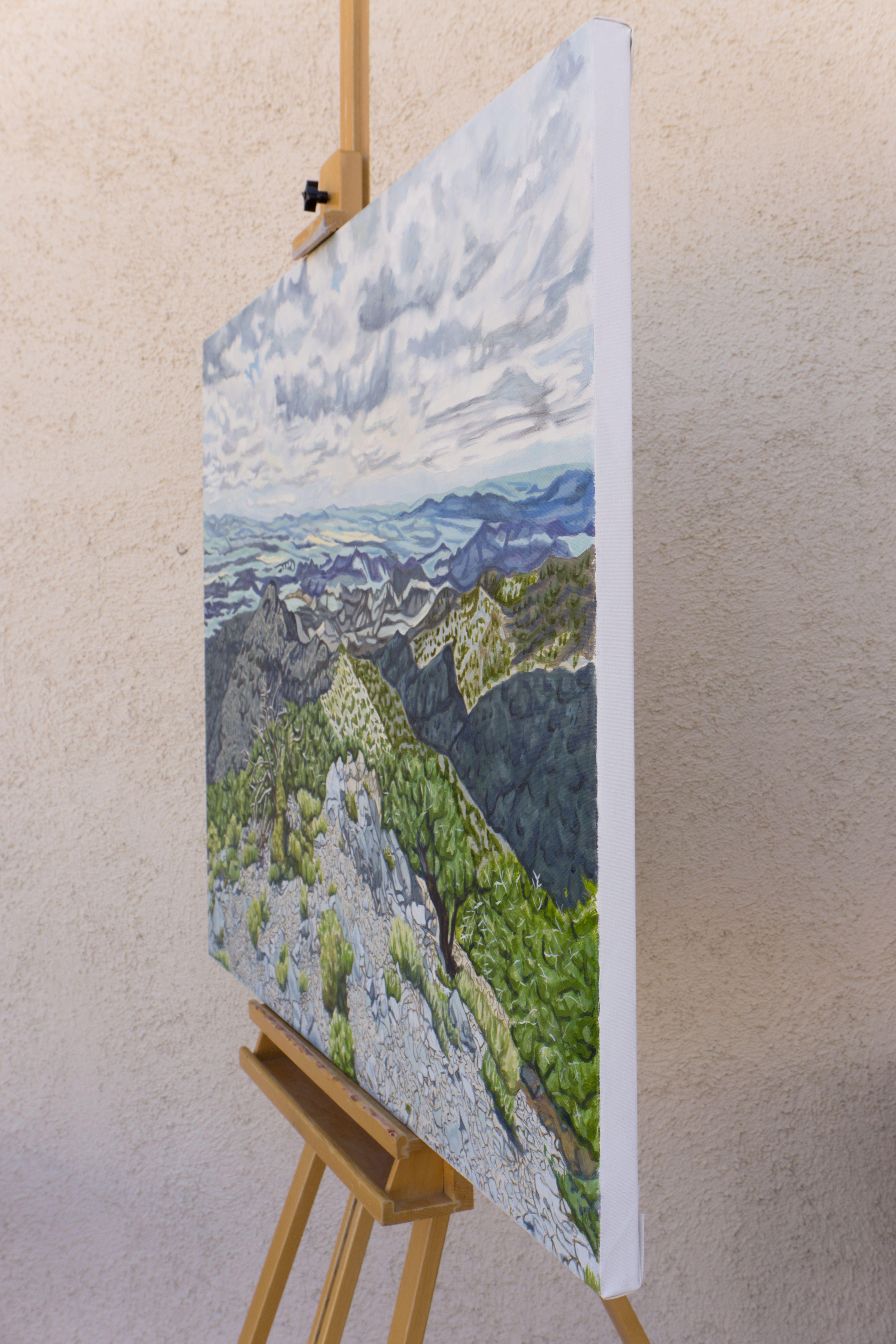 Vista cambiante, Pintura, Óleo sobre lienzo - Painting Impresionista de Crystal DiPietro