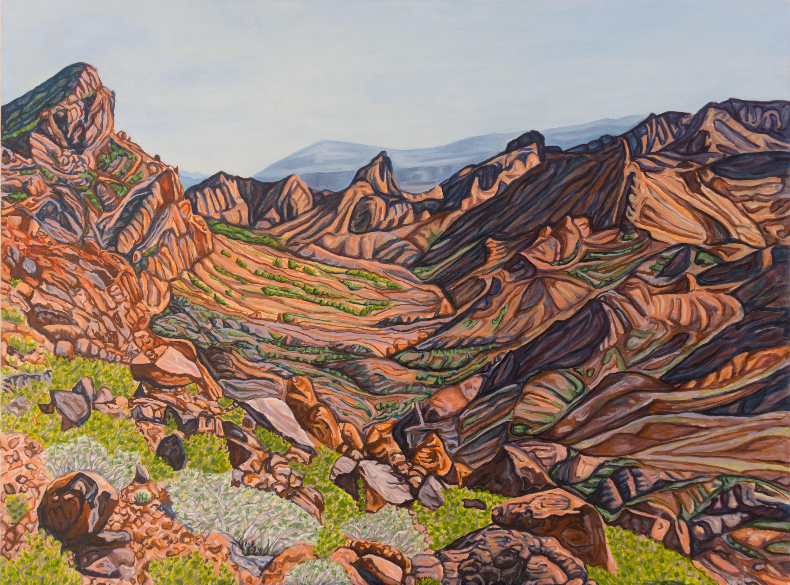 Landscape Painting de Crystal DiPietro - Pendientes, Pintura, Óleo sobre lienzo