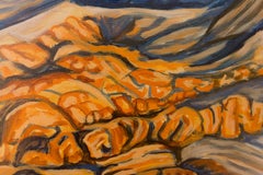 Ombre del tramonto nella valle di Pinto, Pittura, Olio su tela