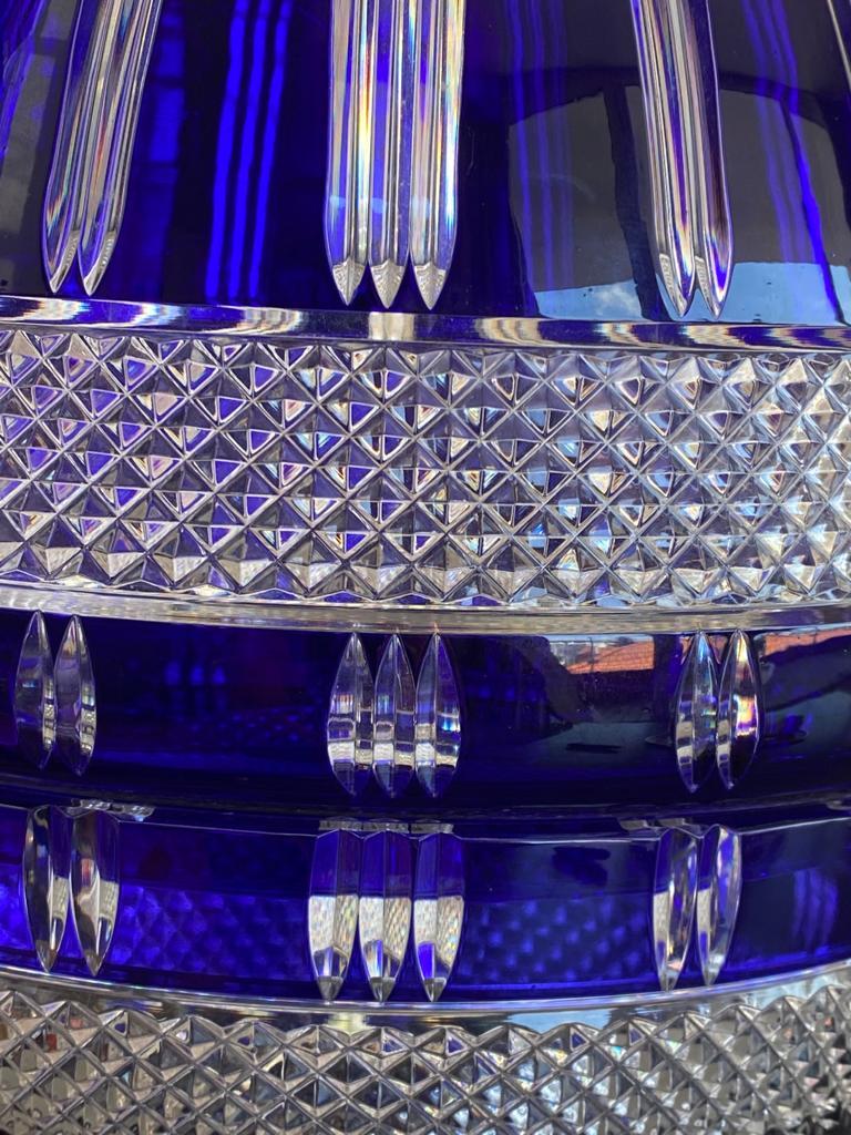 Crystal Egg Champagne Cellar, Lorraine Crystal Glassware, from the 70s' In Good Condition For Sale In London, GB