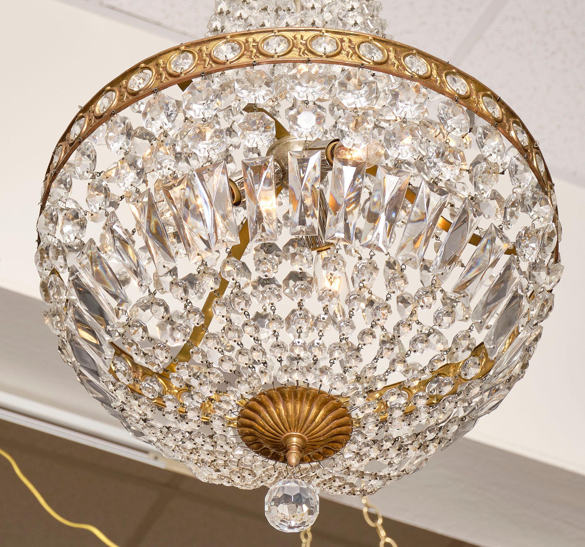 crystal vintage chandelier